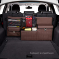 Poche de rangement pliable en cuir PU pour SUV